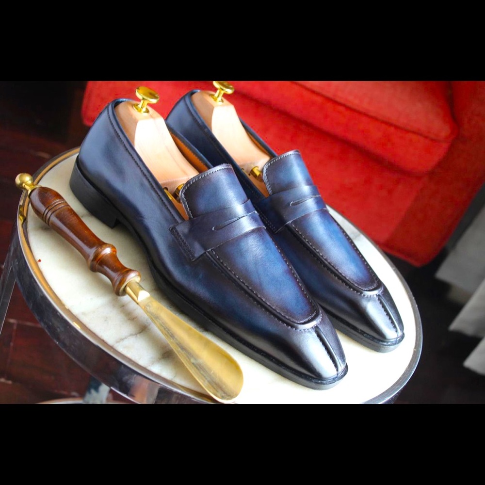 Handmade leather shoes